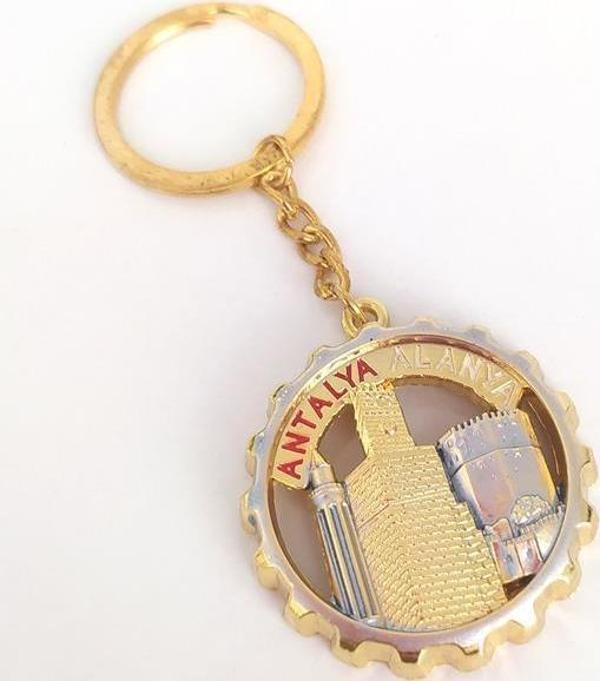 Metal Anahtarlık Türkiye Alanya Yazılı Anahtarlık - Image 1