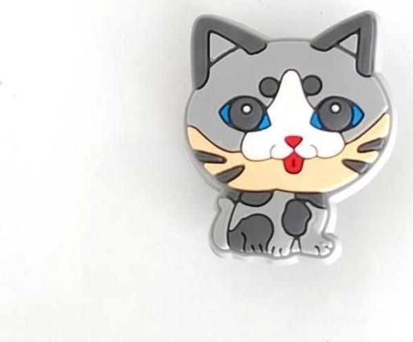 Kedi Fiğür Terlik Ayakkabı Süsü 1 Adet Silikon Kız Erkek Aksesuar Hediye   - Image 1