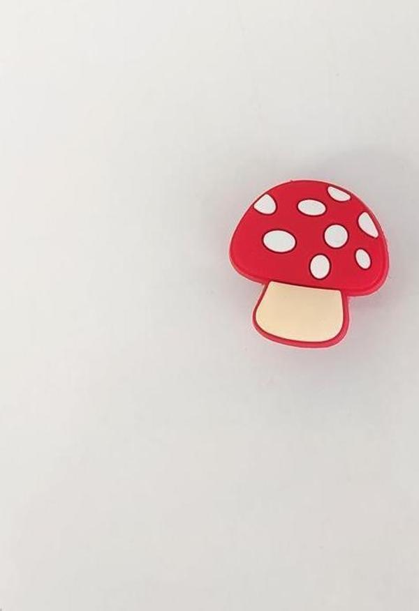 1 Adet Silikon Mantar Tekli Terlik Süsü Aksesuar - Image 1