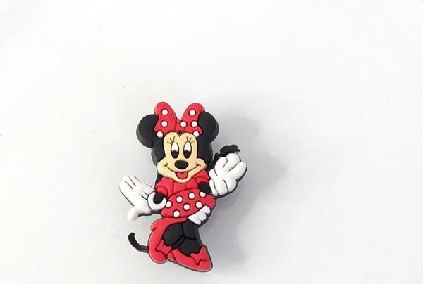 Silikon Minnie Mouse 1 Adet Tekli Terlik Süsü Aksesuar - Image 1