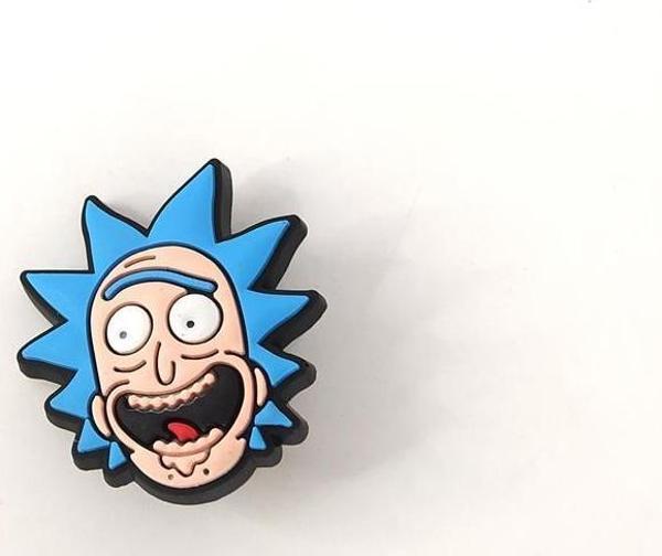 Rick And Morty Terlik Ayakkabı Süsü Silikon Kız Erkek Aksesuar 1 Adet Hediye   - Image 1