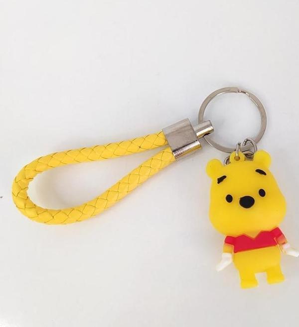 Sevimli Ayı Winnie Silikon Anahtarlık Çanta Süsü - Image 1