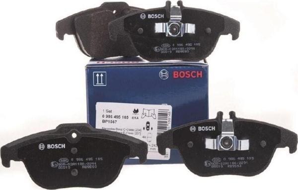 Bosch Ön Balata Renault Clio 1-2 Symbol 98-05 Logan 04-12 Fişli - Image 1