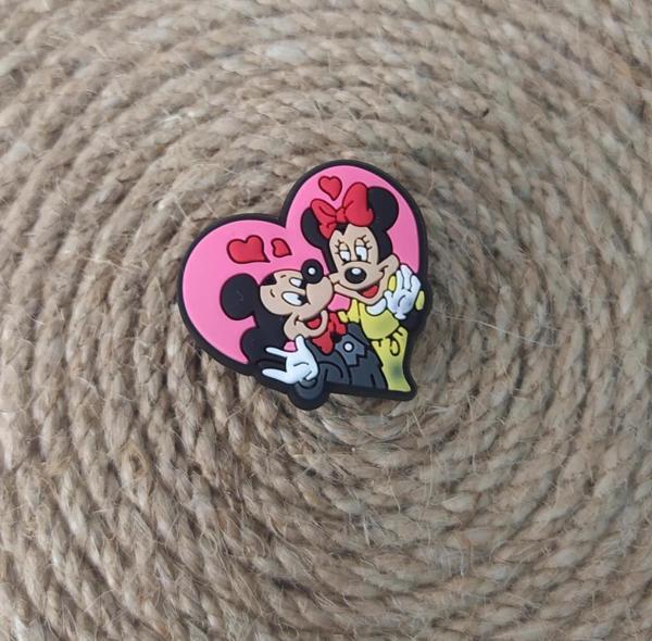 Terlik Ayakkabı Sandalet Tokası Silikon Mickey Mouse Terlik Süsü Aksesuar - Image 1