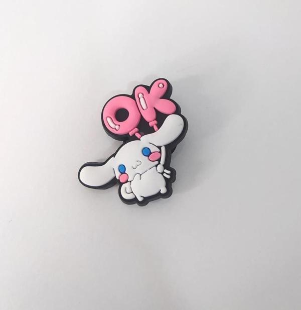 Terlik Ayakkabı Sandalet Tokası Silikon Sanrio 1 Adet Tekli Terlik Süsü Aksesuar - Image 1