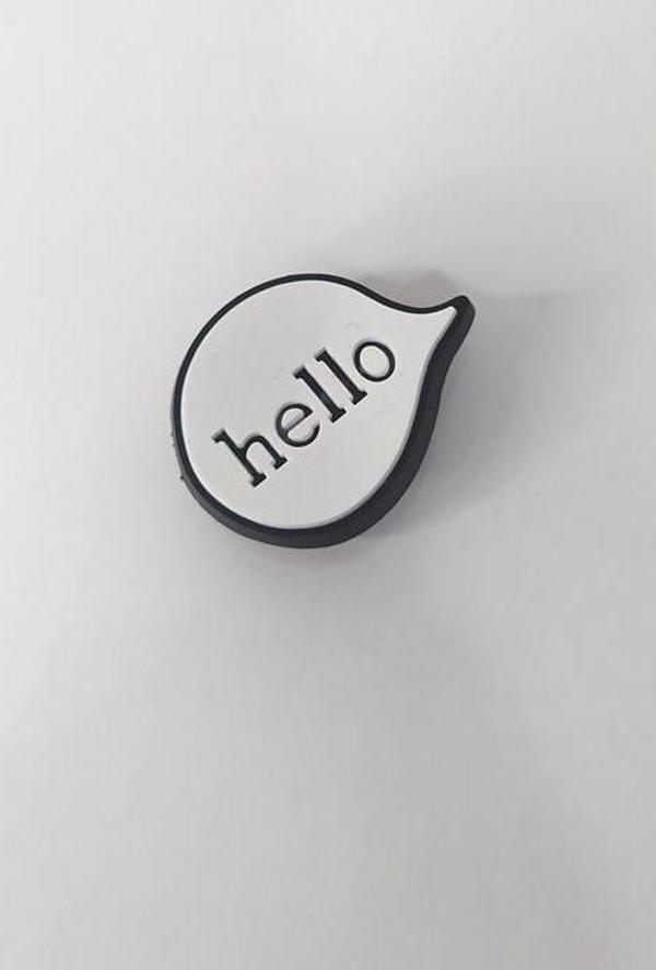 Terlik Süsü  Silikon Terlik Sandalet Tokası Hello Aksesuar  - Image 1