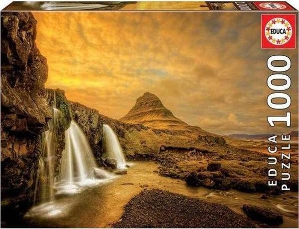 Educa 17971 Kırkjufellsfoss Waterfall Iceland 1000 Parça Puzzle - Image 1