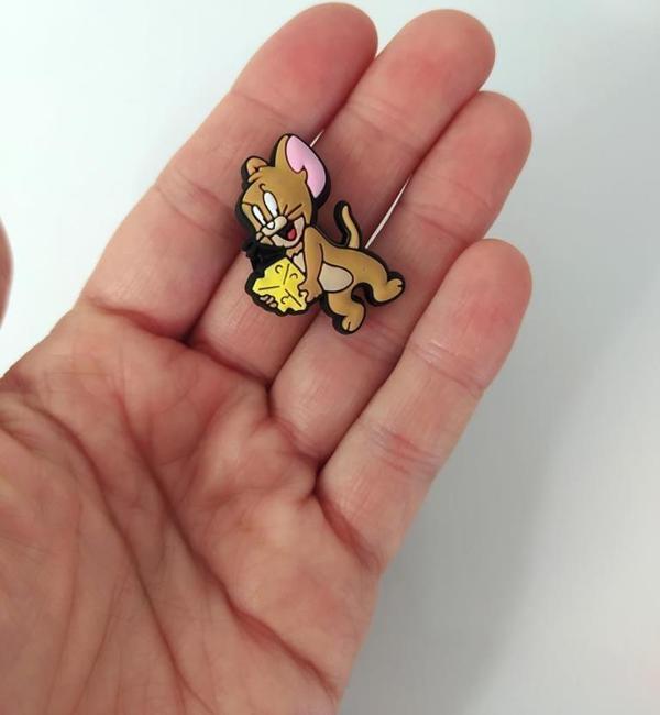 Terlik Ayakkabı Sandalet Tokası Jerry 1 Adet Silikon Kız Erkek Aksesuar Hediye   - Image 1