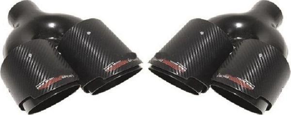 NS Nilser Auto Parts Egzoz Ucu Bmw Çiftli 89mm Siyah Oem-kalite -///m- - Image 1