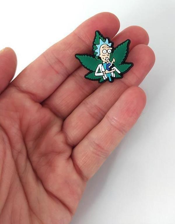 Terlik Ayakkabı Sandalet Tokası Rick 1 Adet Silikon Kız Erkek Aksesuar Hediye   - Image 1