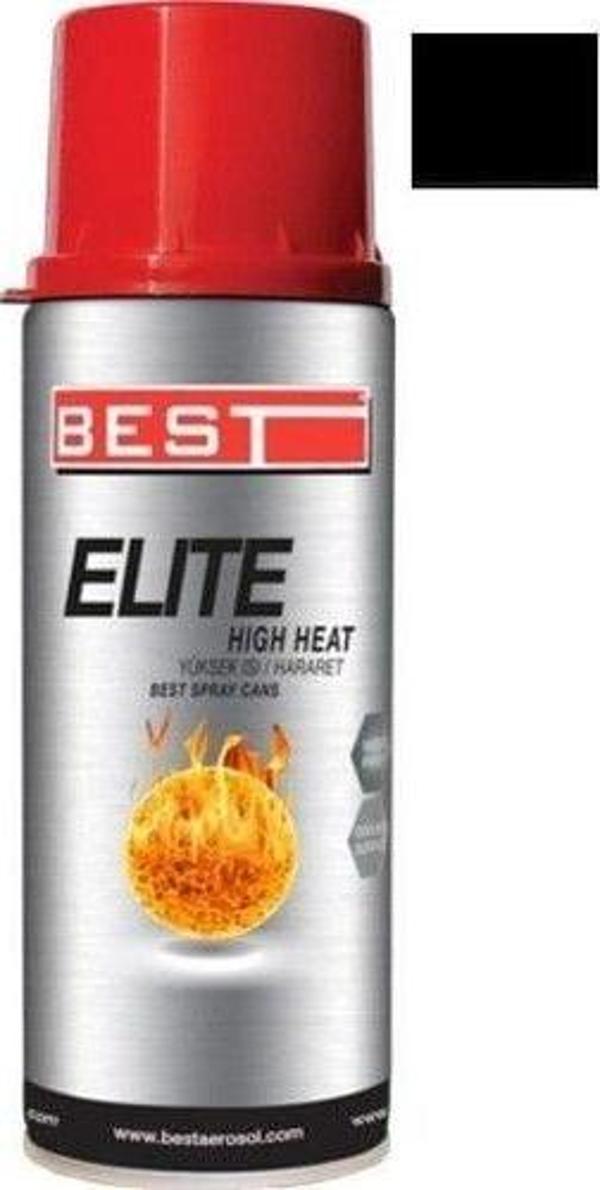 Best Elite Siyah 600 C Isıya Dayanıklı Sprey Boya 400 Ml - Image 1