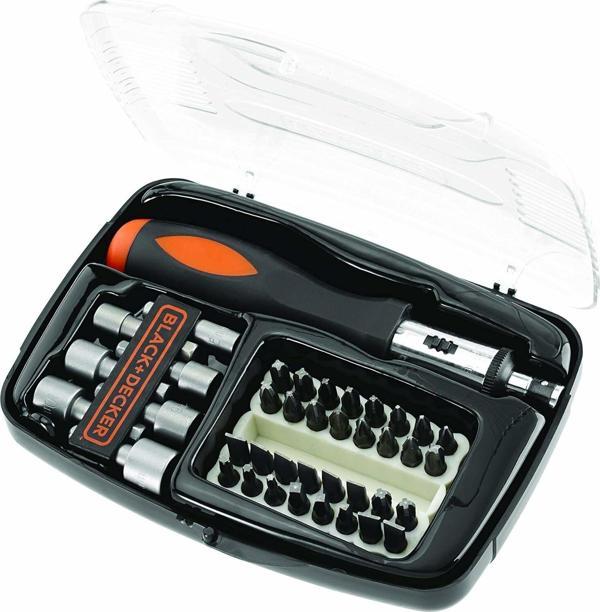 Black&Decker A7062 40 Parça Cırcırlı Tornavida Seti - Image 1