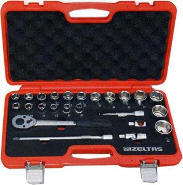 İzeltaş 1113002024 1/2'' Lokma Anahtar Takımı 24 Parça - Image 1
