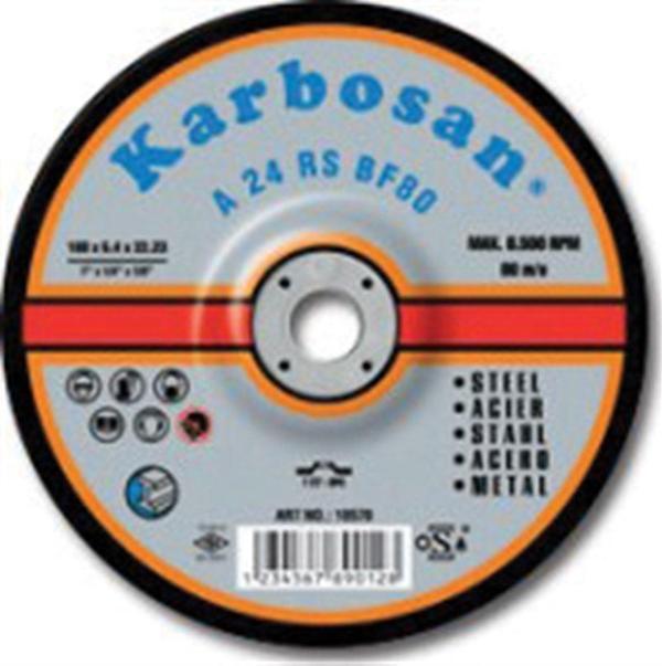 Karbosan 180X8.0X22.23 Nk Metal Taşlama Diski 910580 (A 24 Rs Bf80) - Image 1