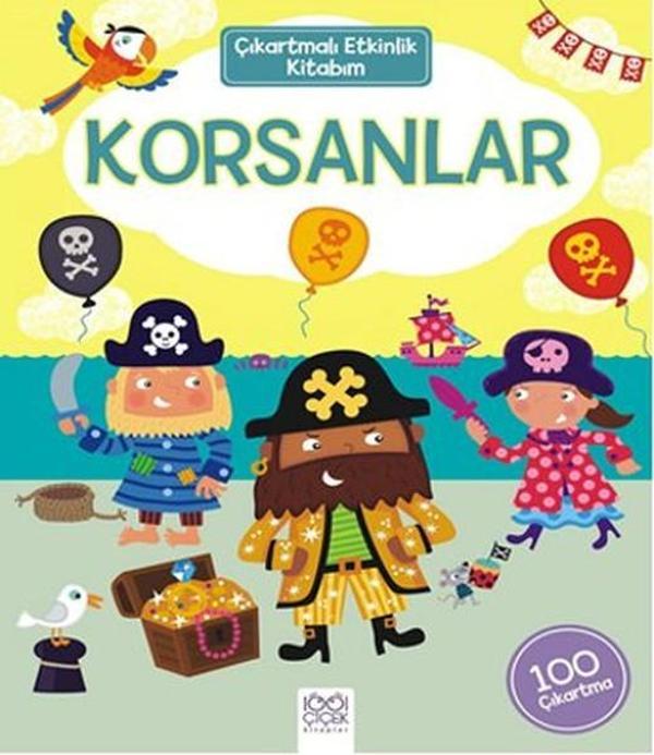 Çıkartmalı Etkinlik Kitabım - Korsanlar - 1001 Çiçek - Image 1