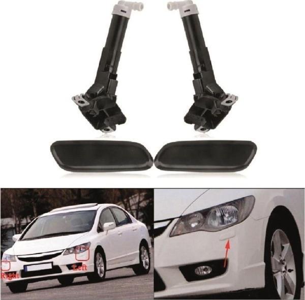 Itaqi Honda Civic Far Yıkama Motor + Kapağı Sağ Sol Takım 2009-2011 - Image 1