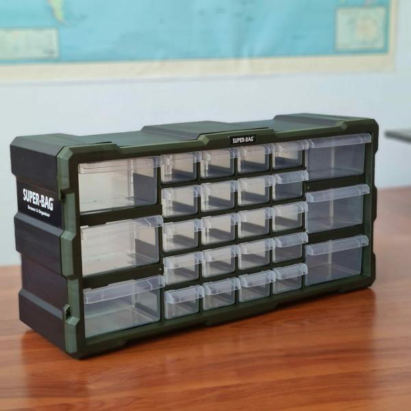 Super-Bag Super Bag Asr-6004 Yatay Mono Blok Çekmeceli Organizer 26'Lı - Image 1