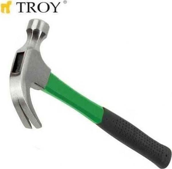 Troy 27246 Fiberglas Saplı Çatal Çekiç (600Gr) - Image 1