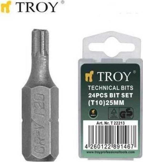 Troy Torx Bits Uç T20X25 Mm - Image 1