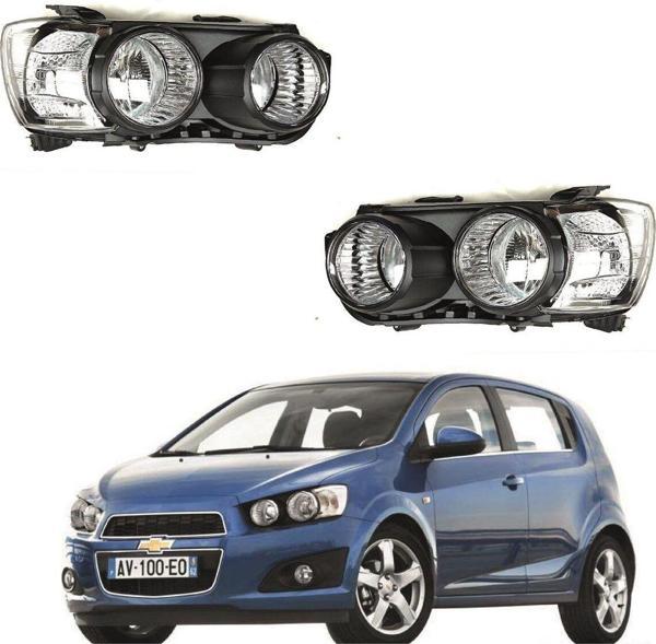 NS Nilser Auto Parts Chevrolet Aveo Hactback Uyumlu Sağ Sol Far Lambası Set 2011-2014 - Image 1