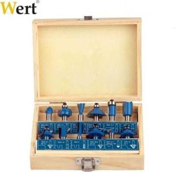 Wert 2504 Freze Uç Seti 12 Prç. - Image 1