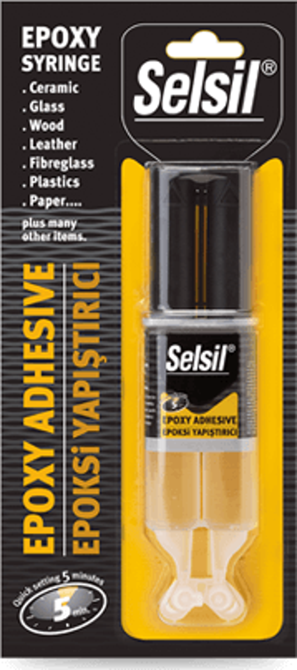 Selsil Epoksi Yapıştırıcı Enlektör 5 Dk. 28Gr 3611 - Image 1