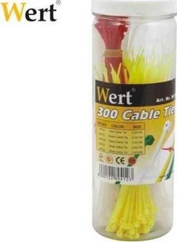 Wert Plastik Kablo Bağı Seti 300 Prç.2430 - Image 1