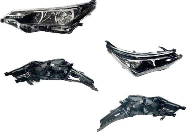 NS Nilser Auto Parts Corolla Far Lambası Sağ-Sol Takım (Ledli-Nikelajlı-Motorsuz)17-19 - Image 1