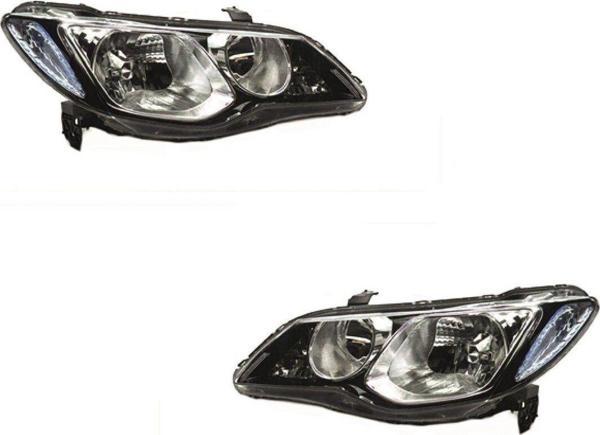 NS Nilser Auto Parts Honda Cıvıc FD6 Far Lambası Sağ-Sol Takım 2006-2008 Ns - Image 1