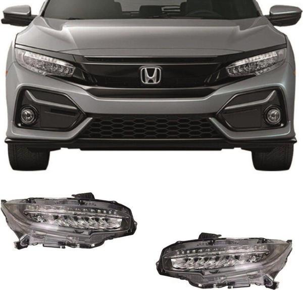 NS Nilser Auto Parts Honda Civic Ön Sağ-Sol Set Far Ledli Sedan Hatcback 2016-2021 - Image 1