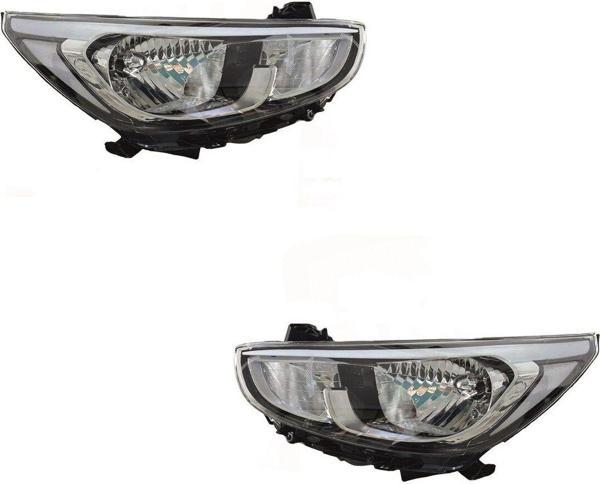 NS Nilser Auto Parts Hyundai Accent Blue Sağ-Sol Far Lambası Elektrikli 2015-2017 - Image 1