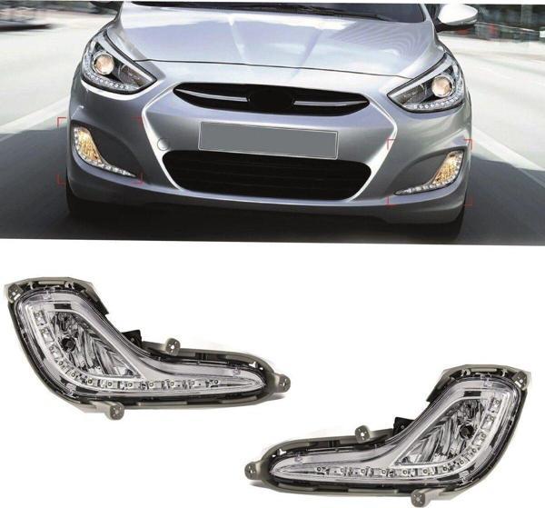 NS Nilser Auto Parts Hyundai Accent Blue Sis Lambası LEDLİ Sağ Sol Takım 2011-2017 - Image 1