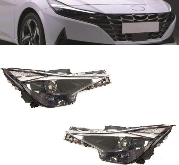 NS Nilser Auto Parts Nilser Hyundai Elantra Sağ-Sol Far Lambası 2020-2022 - Image 1