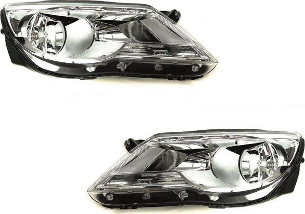 NS Nilser Auto Parts Nilser Vw Tiguan Sağ-Sol Far Lambası Halojen 2008-2011 - Image 1