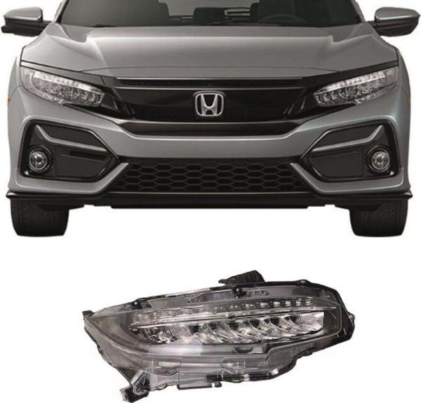 NS Nilser Auto Parts Ns Honda Civic Ön Sağ Far Ledli Sedan Hatcback 2016-2021 - Image 1