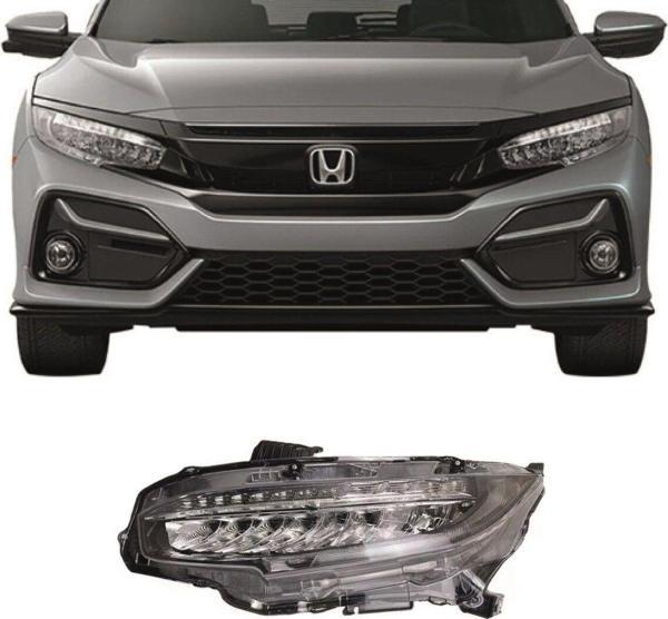 NS Nilser Auto Parts Ns Honda Civic Ön Sol Far Ledli Sedan Hatcback 2016-2021 - Image 1