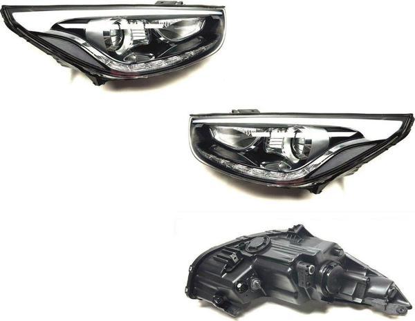 NS Nilser Auto Parts Hyundai İx35 Sağ Sol Far Lambası Ledli Motorlu Mercekli 2011-2015 - Image 1