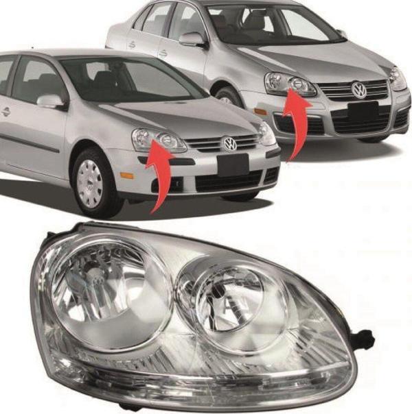 NS Nilser Auto Parts Vw Golf 5 Jetta Sağ Far Lambası İçi Nikelajlı 2005-2011 - Image 1