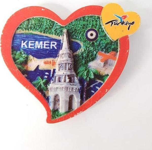 Çift Kalpli Magnet Buzdolabı Süsü Mıknatıslı  - Image 1