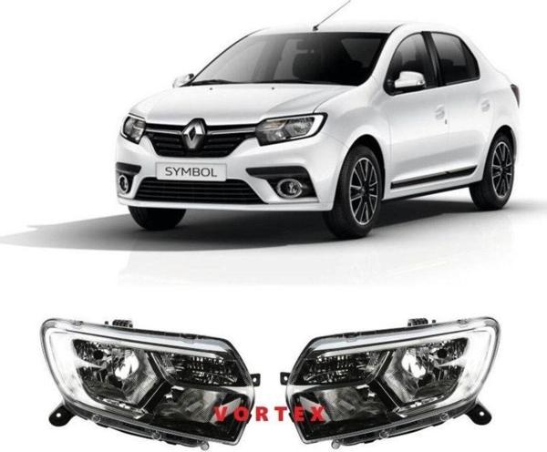 NS Nilser Auto Parts Renault Symbol Ön Sağ Sol Far Lambası Ledli 2016> - Image 1