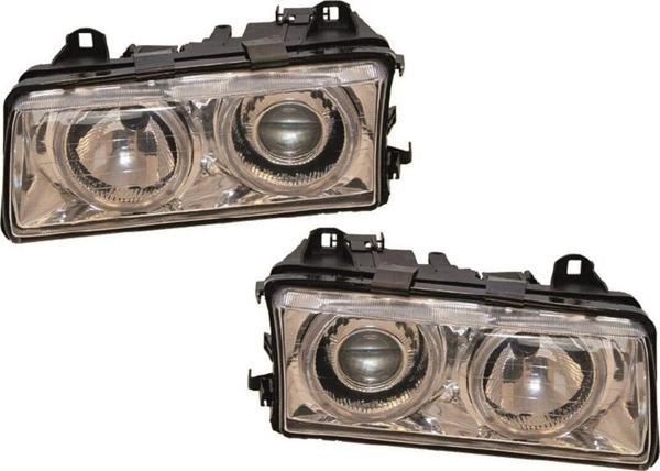 Wender Parts Komple Far E36 Sağ-sol (kristal Kromlu-beyaz, Mercekli) 1991-1998 - Image 1