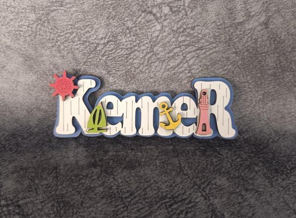 Magnet Dümen Çapa Gemi Kule Yelken Deniz Kabuk Nazar Göz Buzdolabı Süsü Ahşap Magnet Mıknatıslı Hediyelik Eşya - Image 1