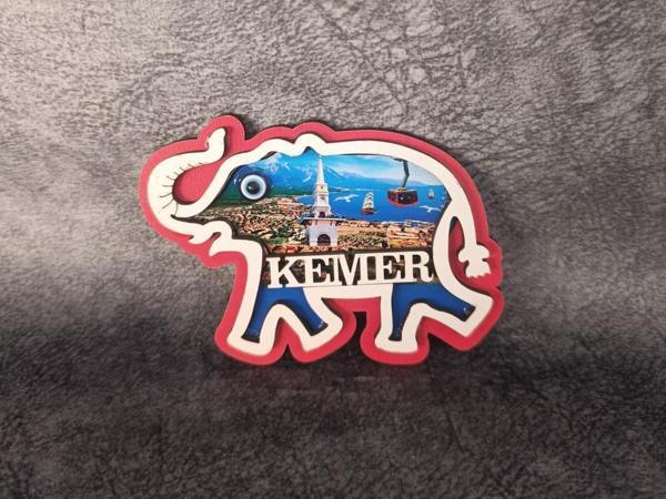 Magnet Fil Nazar Göz Kule Martı Yelken Turistik Buzdolabı Süsü Ahşap Magnet Mıknatıslı Hediyelik Eşya - Image 1