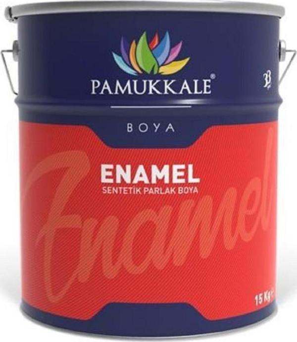 Pamukkale Enamel Sentetik Parlak Boya 15 Kg Beyaz Ral 9016 - Image 1
