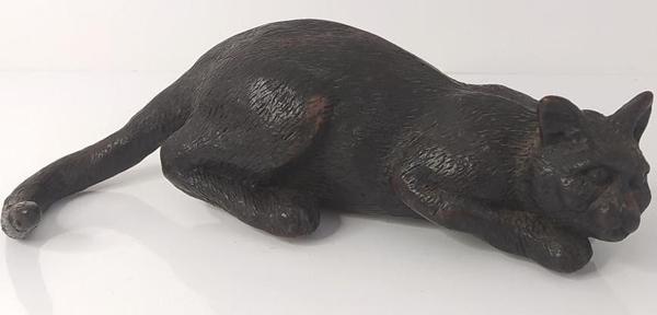 Reçine Kedi Biblo Heykel Dekoratif Tasarım Masa Üstü Dekor Süs - Image 1