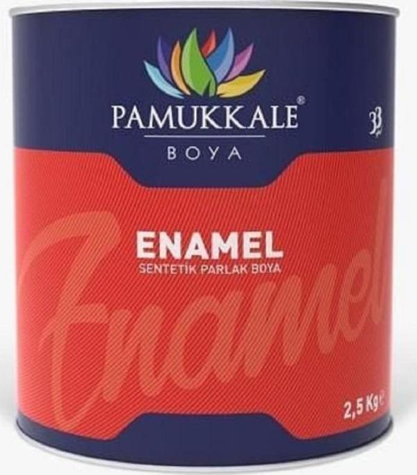 Pamukkale Enamel Sentetik Parlak Boya 2.5 Kg Antrasit Gri Ral 7016 - Image 1