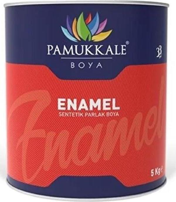 Pamukkale Enamel Sentetik Parlak Boya 5 Kg Turkuaz Ral 6027 - Image 1