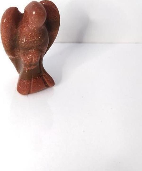 Doğal Taş 3.5 Cm Mini Melek Heykel Doğal Taş Oyma Cep Koruyucu Şifa Taşı Şanslı   - Image 1