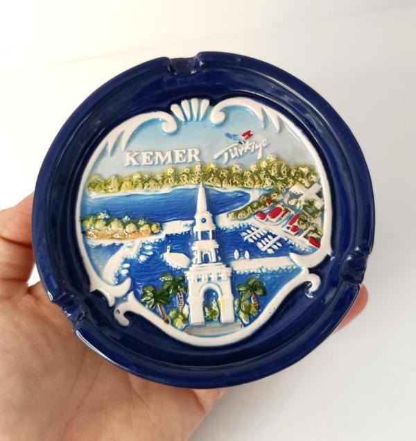 Küllük Kül Tablası Seramik Kemer Temalı Türkiye Kemer Yazılı  Ev  - Image 1