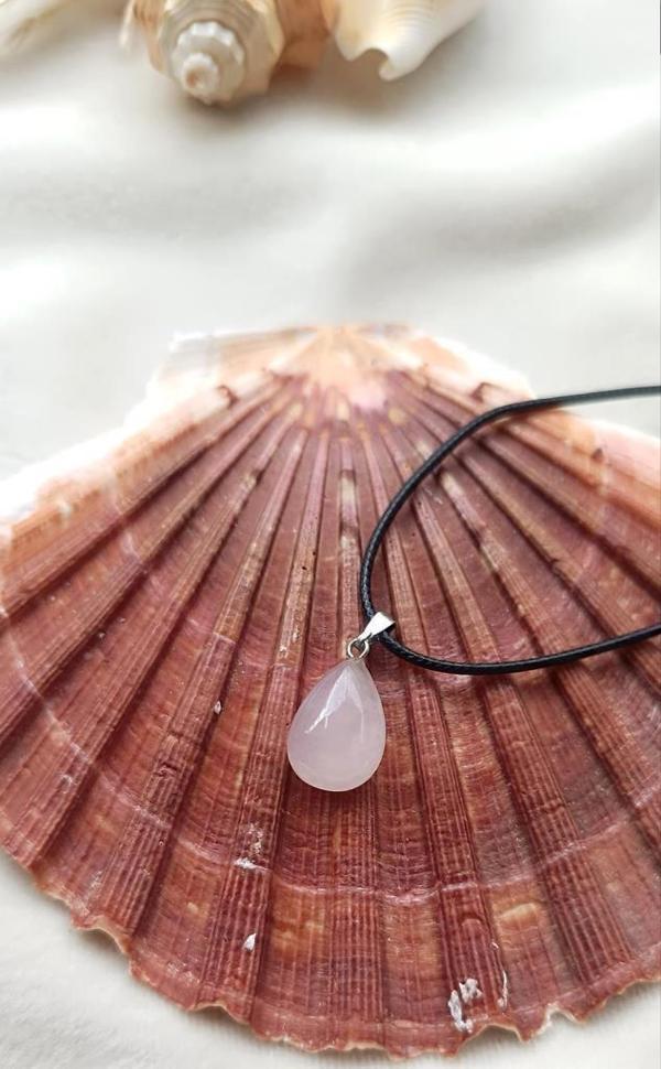 Kolye Gerdanlık Çakra Yoga Reiki Doğal Kristal Kuvars Taşı Kadın Hediye - Image 1